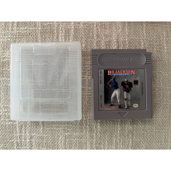 Bo Jackson Nintendo GameBoy Game Boy With Protective Case - Picture 1 of 3